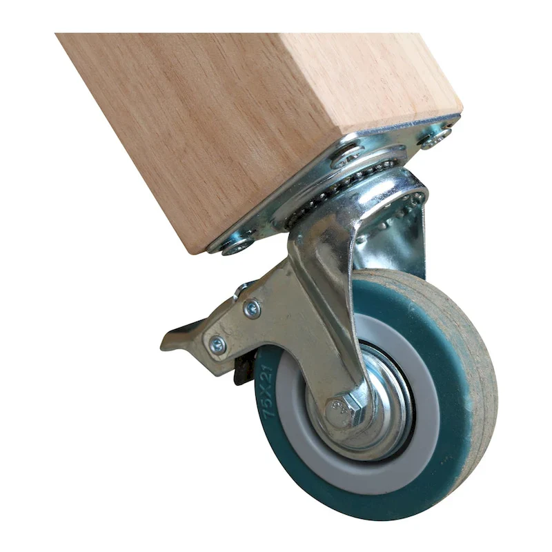 Copper Grove Lakeland Unfinished Solid Parawood Kitchen Island Cart