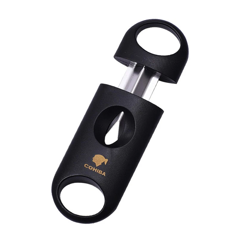 HULIANFU Top Selling Cigar Cutter Creative Metal Portable Stainless Steel Blade V-Shaped Cigar Scissors for Men Boyfriend Gifts - Deanwangkt
