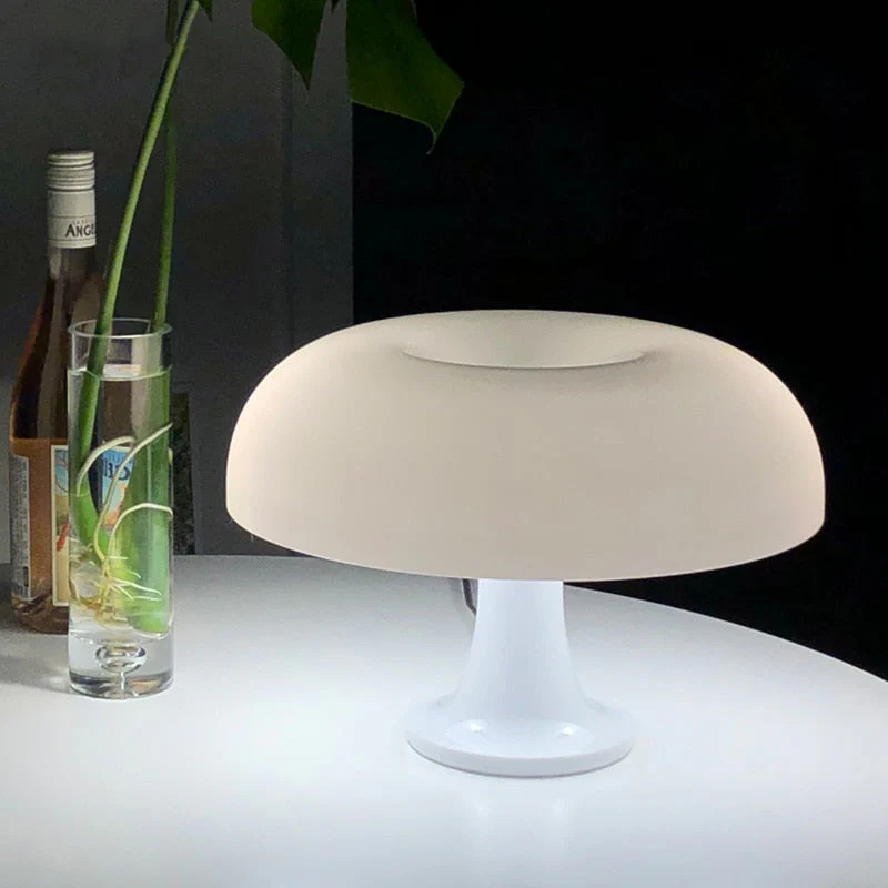 HULIANFU Italy Designer Led Mushroom Table Lamp for Hotel Bedroom Bedside Living Room Decoration Lighting Modern Minimalist Desk Lights - Deanwangkt