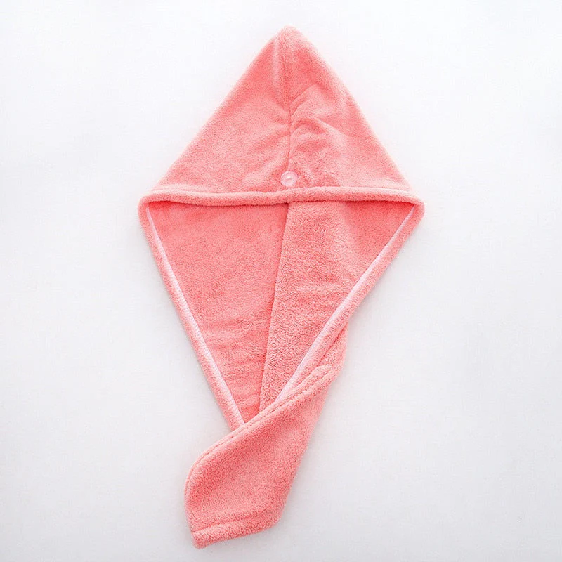 HULIANFU Magic Microfiberrapid drying hair towel towels bathroom Bath Wrap Hat Quick Cap Turban Dry toallas - Deanwangkt