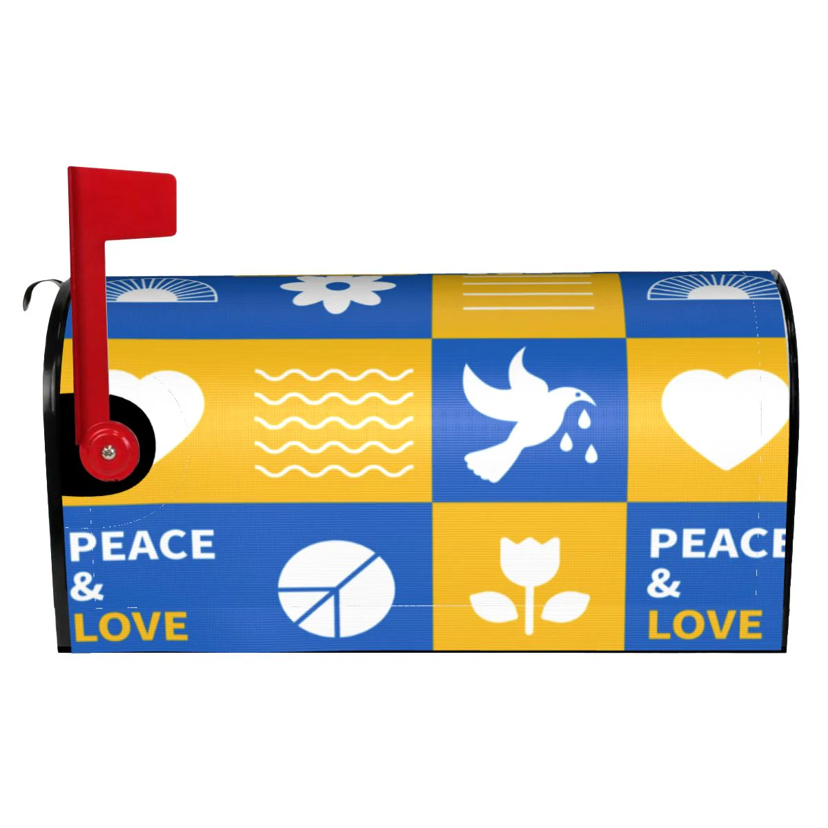 HULIANFU Waterproof Sunscreen American Flag Statue of Liberty Standard&Large Size Mailbox Protective Cover for Outdoor Garden Decoration - Deanwangkt