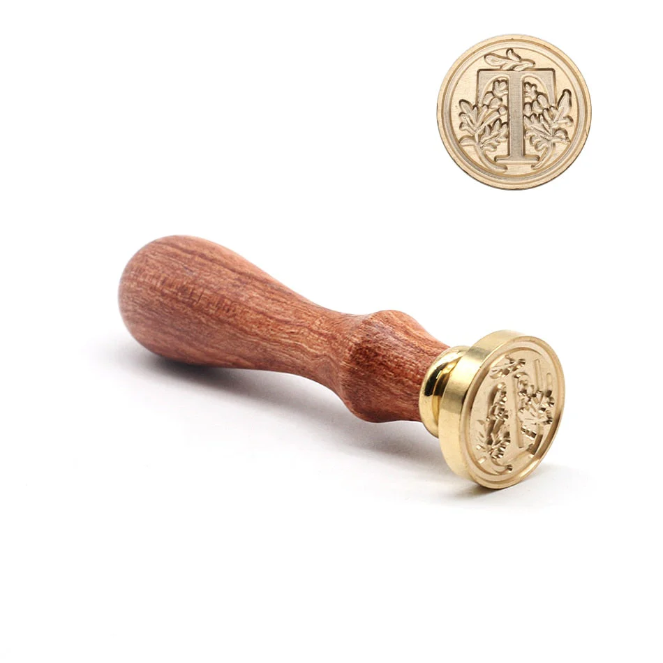 HULIANFU Retro Wood Stamp Classic 26 Letter A-z Alphabet Initial Sealing Wax Seal Stamp Ancient Seal Post Decorative Antique Stamp Gifts - Deanwangkt