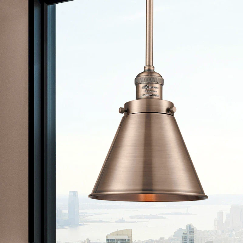 Innovations Lighting Appalachian - 1 Light 8  Stem Hung Mini Pendant