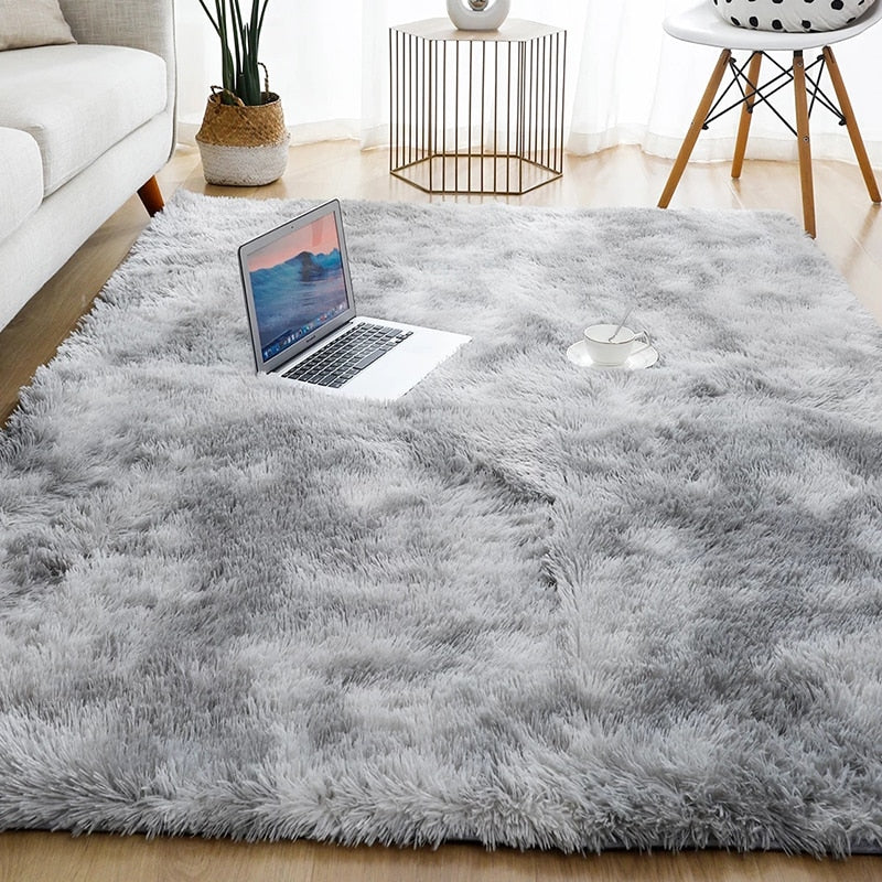 HULIANFU Thick Carpet for Living Room Plush Rug Children Bed Room Fluffy Floor Carpets Window Bedside Home Decor Rugs Soft Velvet Mat - Deanwangkt