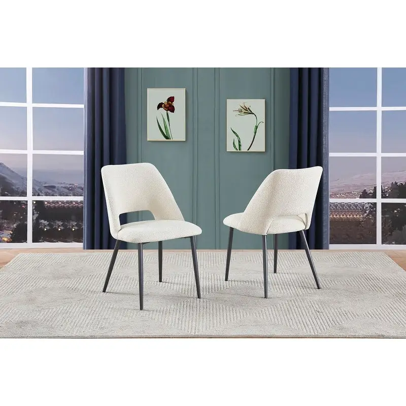 Best Quality Furniture Set of 2 Upholstered Side Chairs
