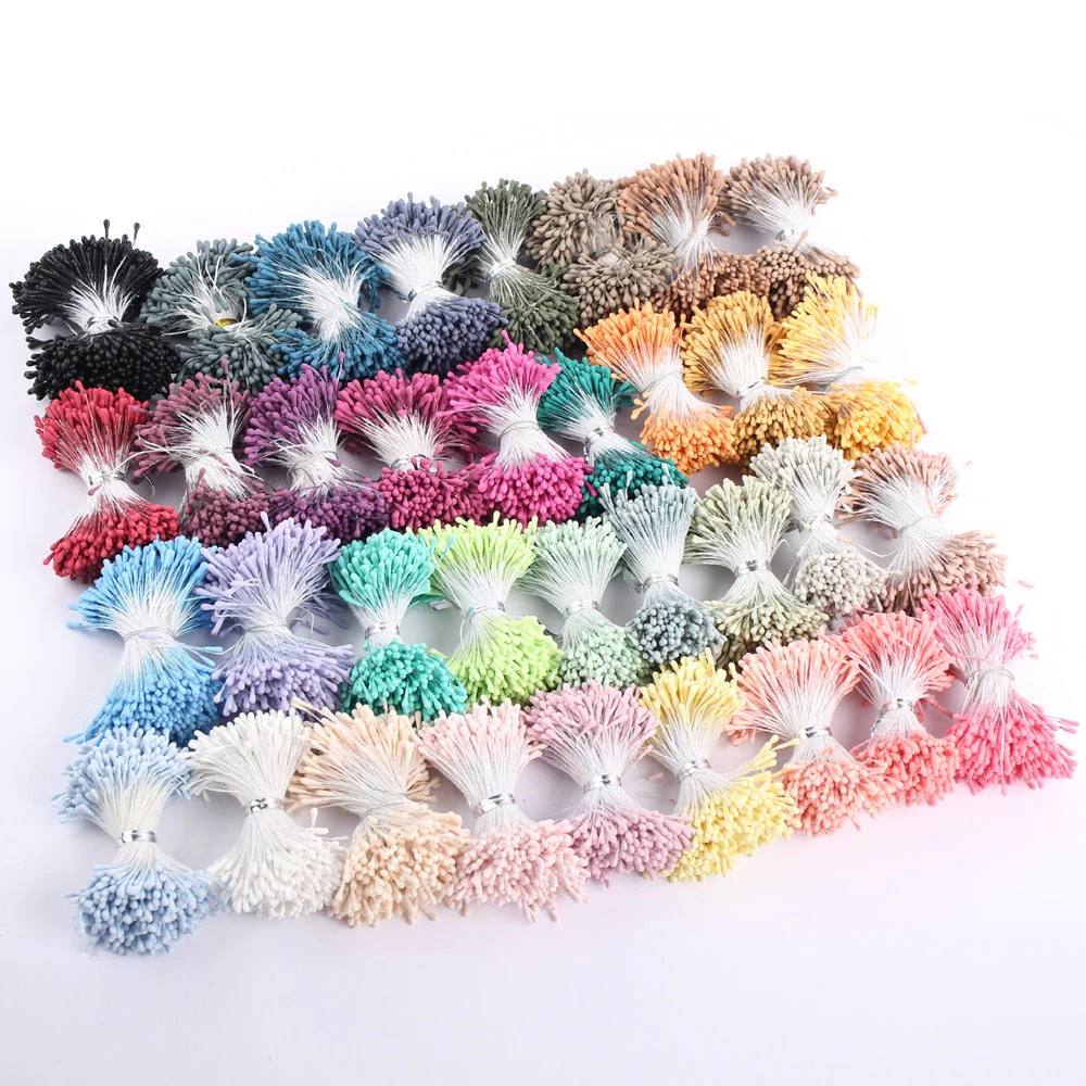 HULIANFU 2026  Lucia Crafts 144/420/600/1000pcs /Lot  Flowers Stamen 2mm  DIY Artificial Flowers  Wreath For Wedding Party Home Decor  D0401 - Deanwangkt