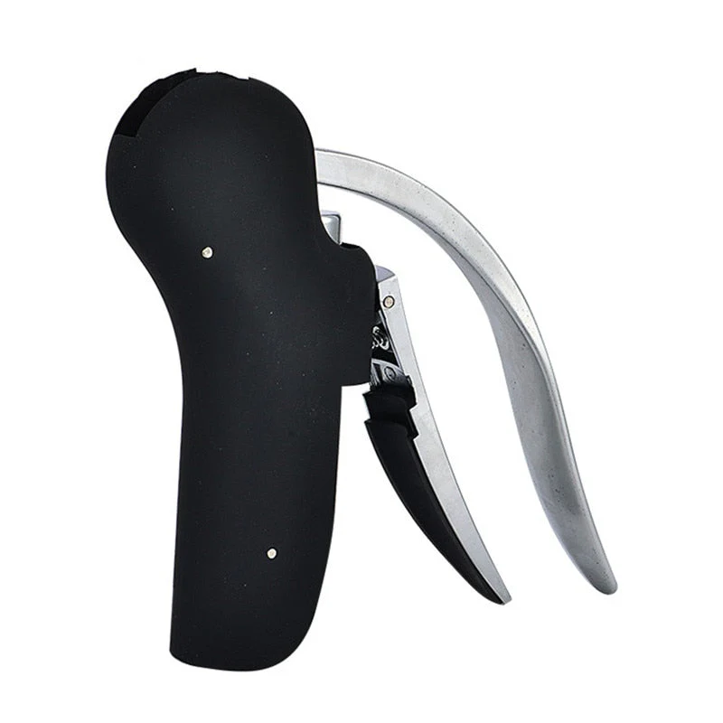 HULIANFU Premium Zinc Alloy Wine Bottle Opener Handle Pressure Red Wine Opener Lever Corkscrew for Wine Kitchen Bar Tools - Deanwangkt