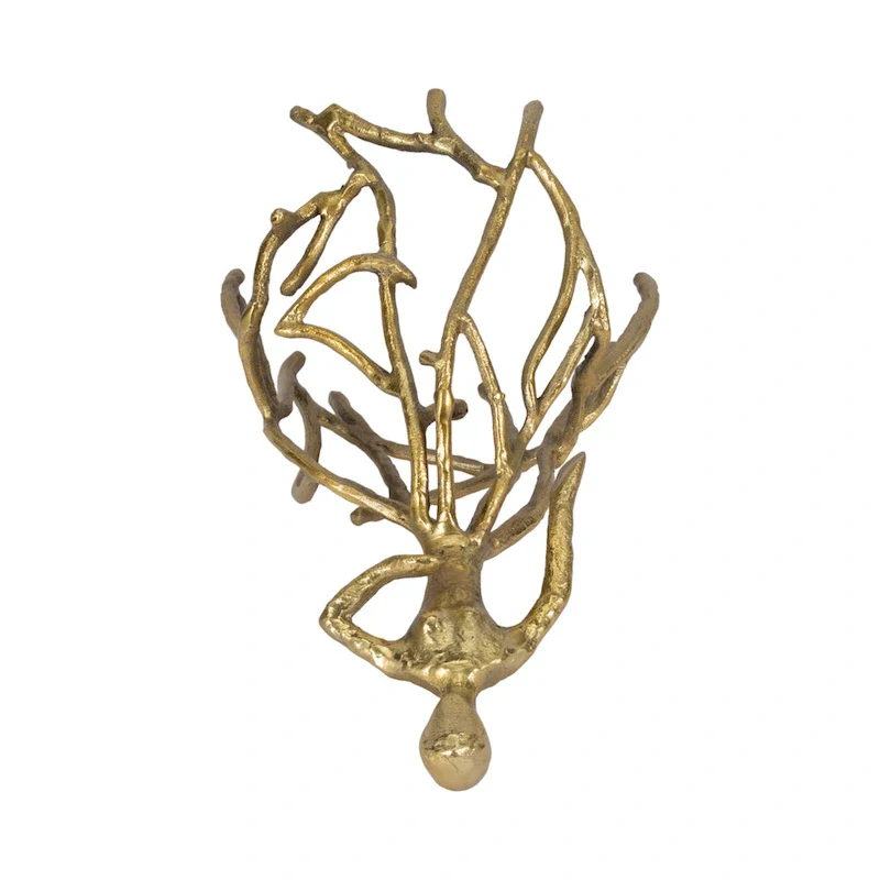 Sagebrook Home 14  Metal Hold Dancing Lady - 9  x 9  x 14