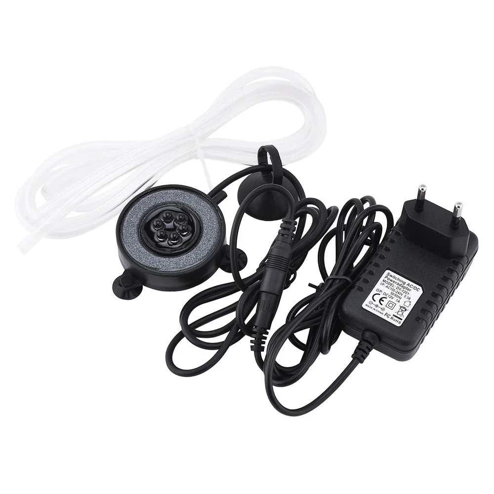 HULIANFU Underwater Submersible Fish Tank Light Color Changing LED Air Bubble Light Aquarium Air Bubble Lamp Making Oxygen for Fish Tank - Deanwangkt