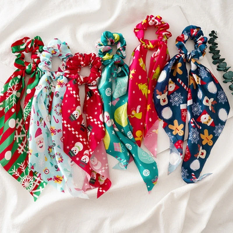 HULIANFU 2026  Christmas Silk Headband Merry Christmas Decorations for Home Xmas Gift Natale Navidad  Cristmas Ornaments New Year 2026  Noel - Deanwangkt