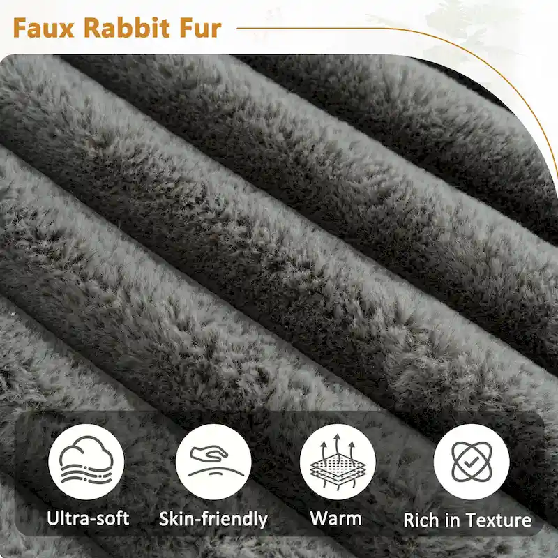 Cloud Sectional Sofa, Modern Upholstered Couch with 2 Throw Pillows, Free-Combined Sofa, Modular Sectional L Shaped Couch