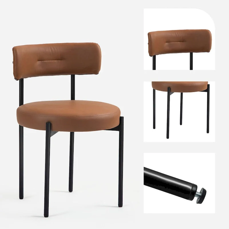 AVAWING Dining Chairs Mid-Century Modern Kitchen Chairs Set of 4