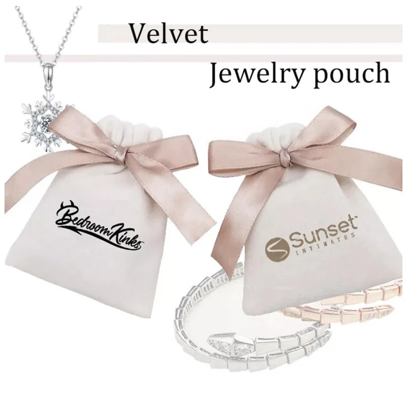 HULIANFU Velvet Gift Bags Jewelry Ribbon Sack 7x9cm 10x12cm 12x15cm pack of 50 Eyelashes Makeup Lipstick Drawstring Pouches - Deanwangkt