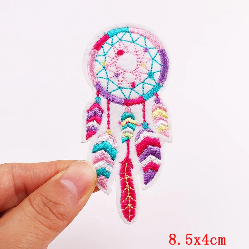 HULIANFU Mushroom Applique Embroidered Patches On Kids Clothes DIY Iron On Patches Cartoon Patches For Clothing Stickers Animal Badges - Deanwangkt