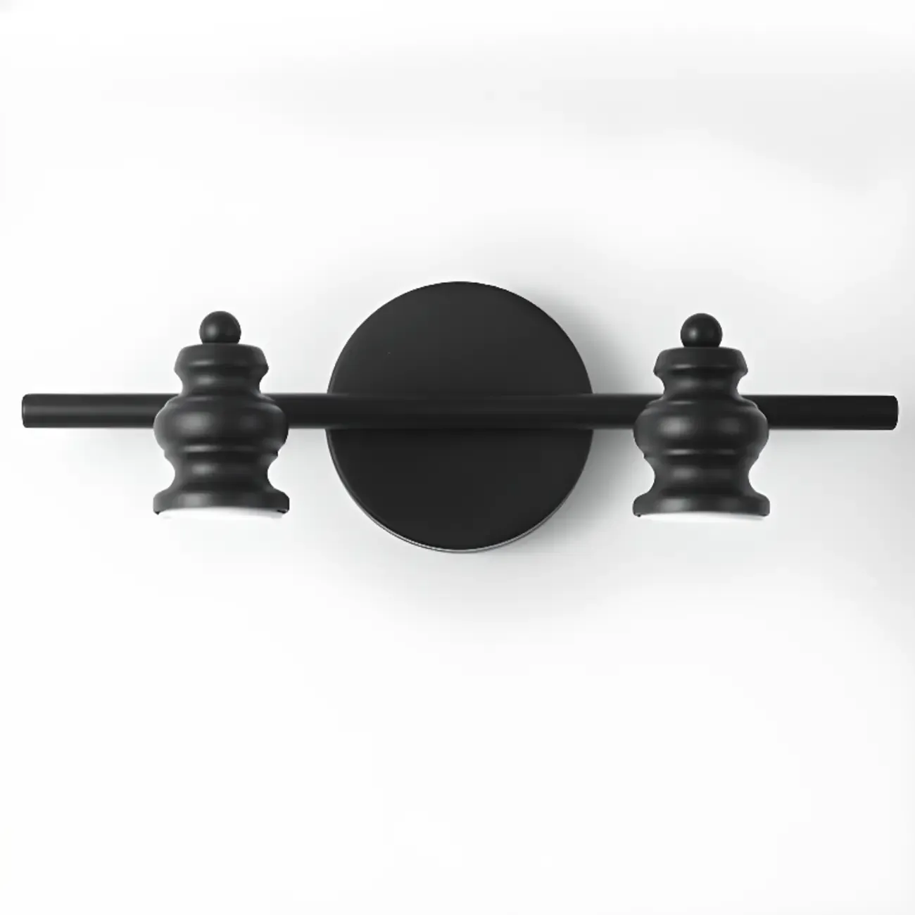 Large 4-Light Straight Metal Bathroom Vanity Lights