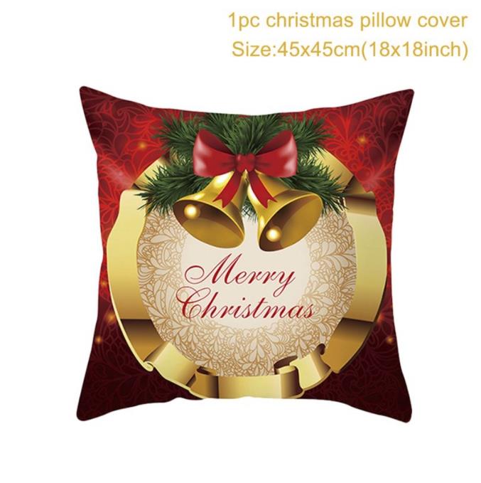 HULIANFU Santa pillowcase Happy New Year 2026  Xmas Gifts  Christmas Decor For Home Merry Christmas Ornament Navidad Natal Xmas Gifts - Deanwangkt