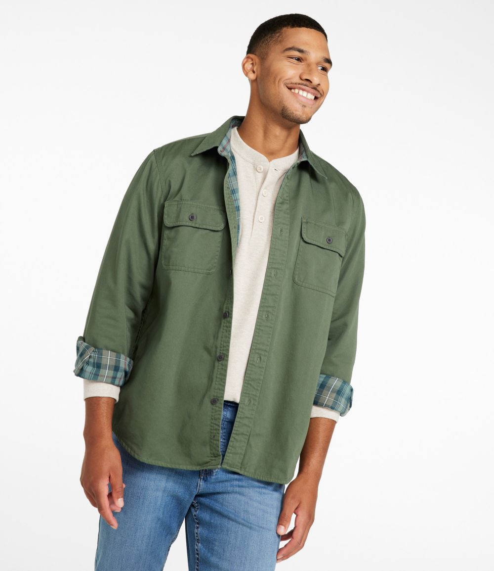 Men's Flannel-Lined Hurricane Shirt
