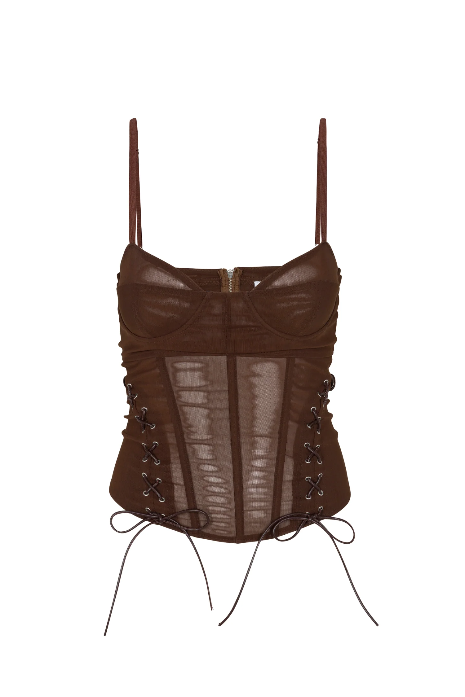 CHRISTINA CORSET - CHOCOLATE