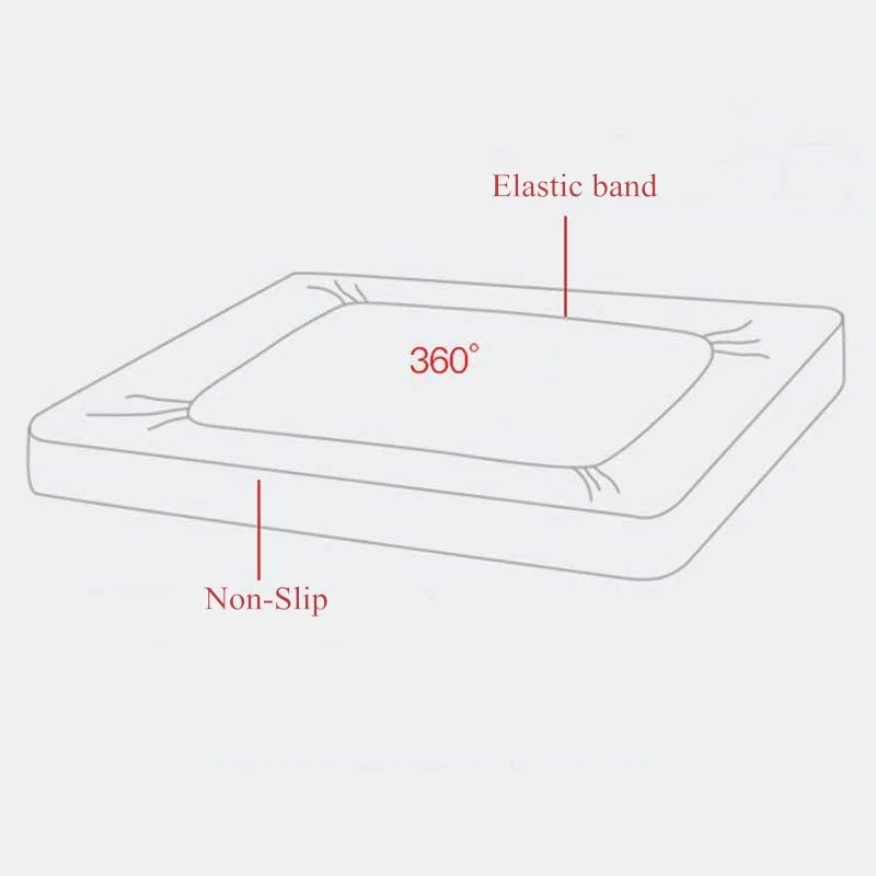 HULIANFU  WOSTAR Flannel winter warm elastic band fitted sheet mattress protector cover super soft cozy king size bed sheet and pillowcase - Deanwangkt