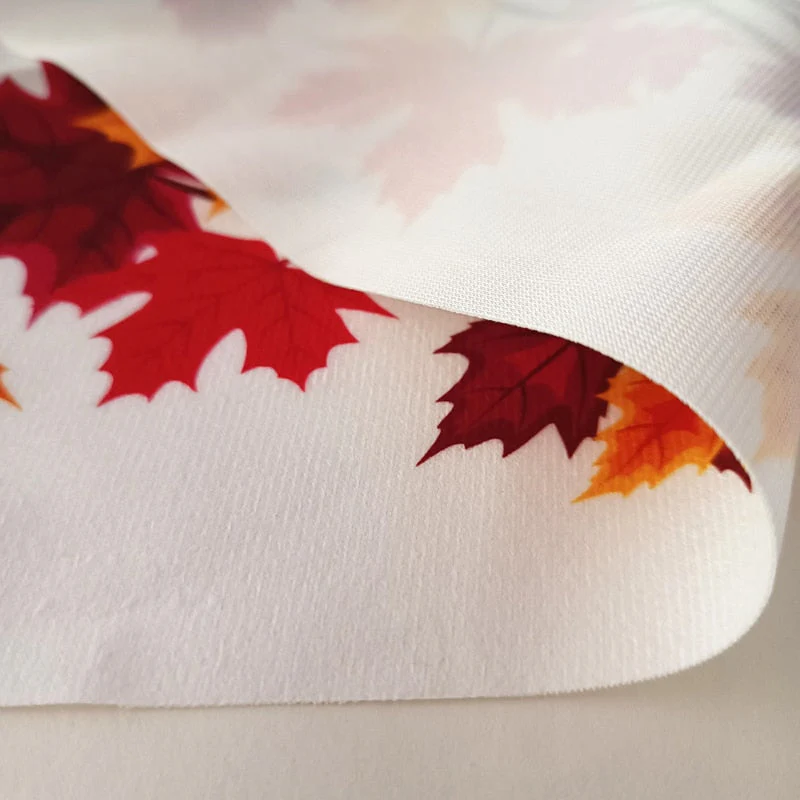 HULIANFU Thanksgiving Table Runner Pumpkin Maple Leaves Halloween Kitchen Dining Table Decoration Christmas For Outdoor Home Party Decor - Deanwangkt