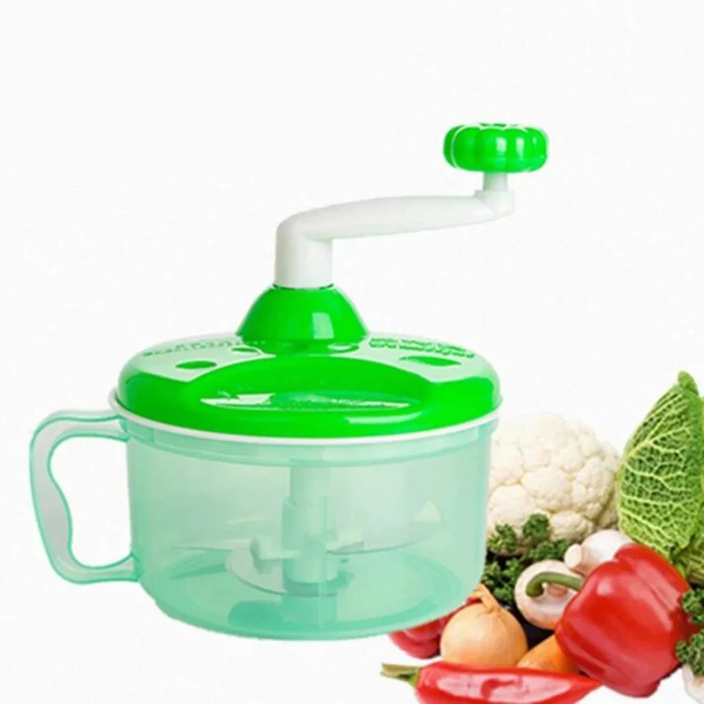 HULIANFU NEW Powerful Manual Meat Grinder Hand-power Food Chopper Mincer Mixer Blender to Chop Meat Fruit Vegetable Nuts Herbs - Deanwangkt