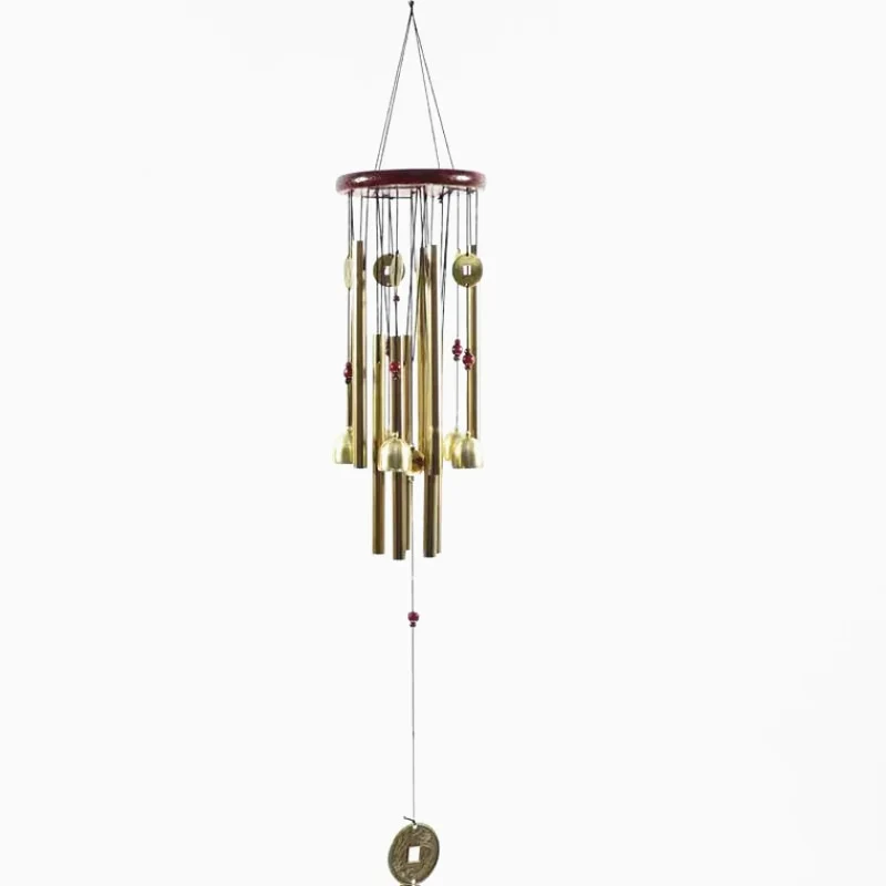HULIANFU Outdoor Living Wind Chimes Yard Garden Tubes Bells Copper Antique Windchime Wall Hanging Home Decor Decoration wind chimes - Deanwangkt