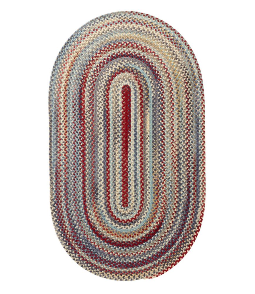 L.L.Bean Braided Wool Rug, Oval