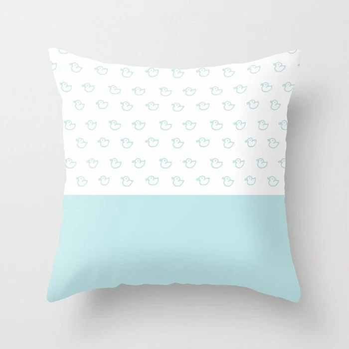 HULIANFU Super Hot Hipster Light Blue Green Mint Cushion Cases Modern Geometry Print Boho Decorative Pillowcase Sofa Couch Throw Pillows - Deanwangkt