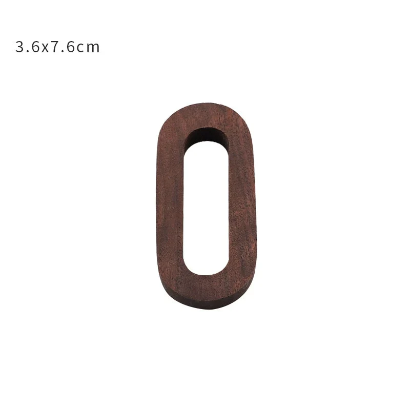HULIANFU NEW Nordic Style Black Walnut Letter Decorative Letters Combination Wall Decoration DIY Letter Home Decoration Wooden Alphabet - Deanwangkt