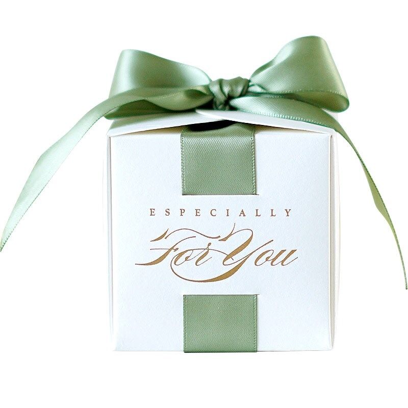 HULIANFU Wedding Favors Gift Box Souvenirs Gift Box With Ribbon Candy Boxes For Christening Baby Shower Birthday Event Party Supplies - Deanwangkt
