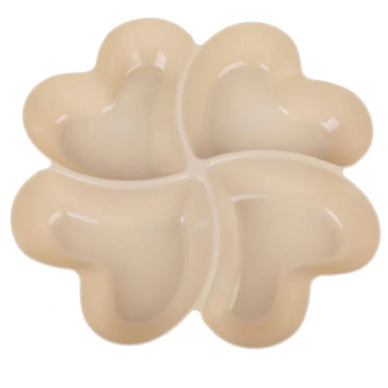 HULIANFU Multi-function Plastic Fruit Plate Dessert Tray Plate Snack Dish 6 Compartments High Quality - Deanwangkt