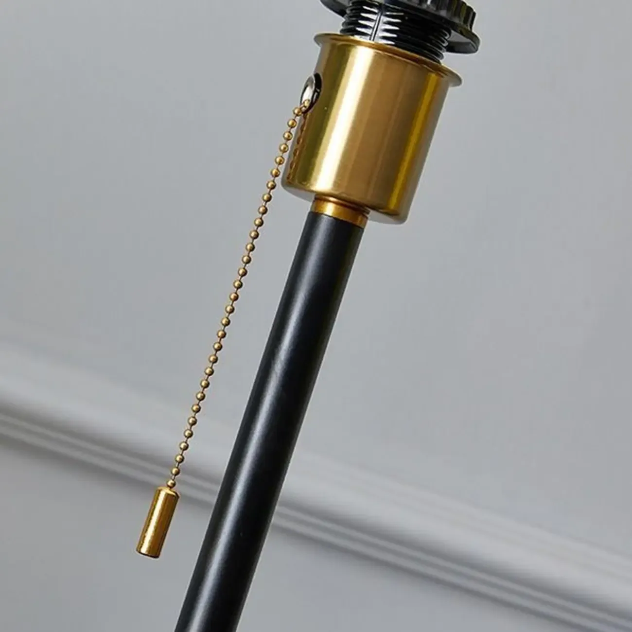 Modern Metal LED Table Lamp with Fabric Shade