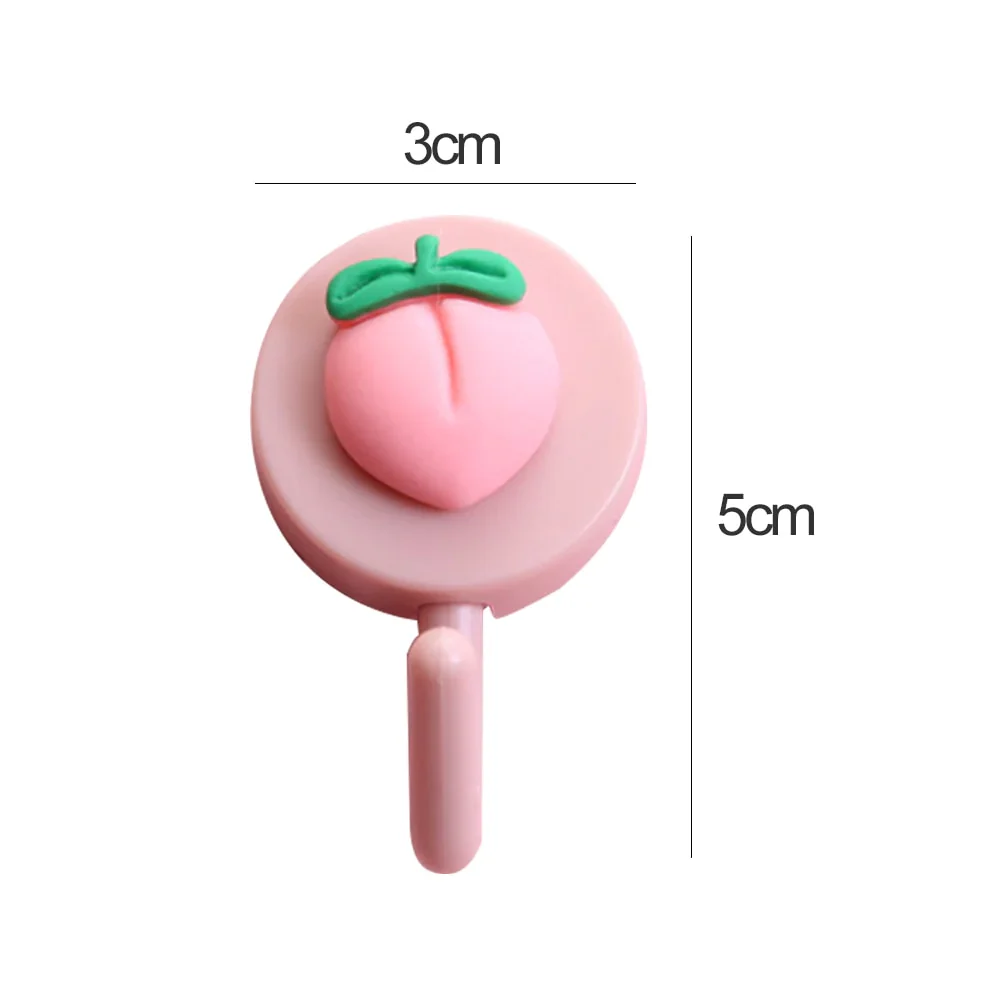 HULIANFU New Cute Animal Wall Hook for Key Holder Coat Towel Hanging Plastic Mask Holder Bathroom Organizer Wall Decor Home Accessories - Deanwangkt