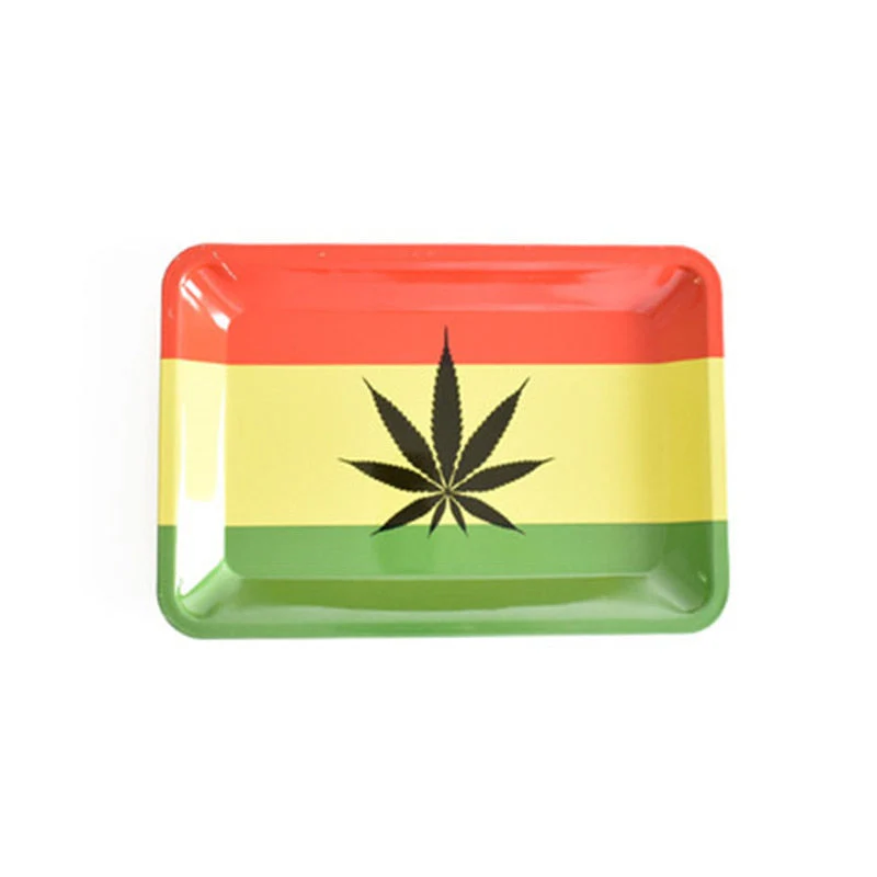 HULIANFU Tobacco Rolling Tray 18*12.5CM Herb Tobacco Tinplate Plate Smoking Accessories Cigarette Rolling Tray For Grinder - Deanwangkt