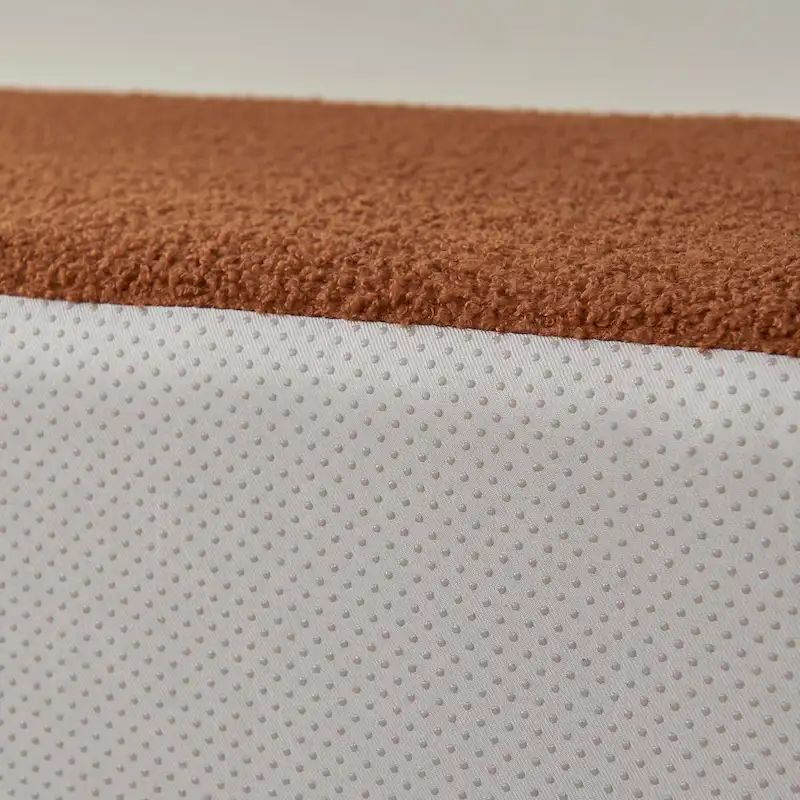 105.51 Modern L-Shape 5 Seater Modular Sectional Sofa Couch with Chaise Lounge, in Soft Lambswool Sherpa Fabric