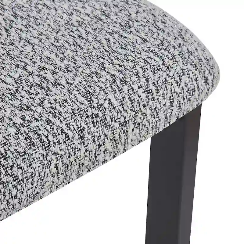 Astura Upholstered Dining Chairs, Iron Frame, Set of 4 by Christopher Knight Home