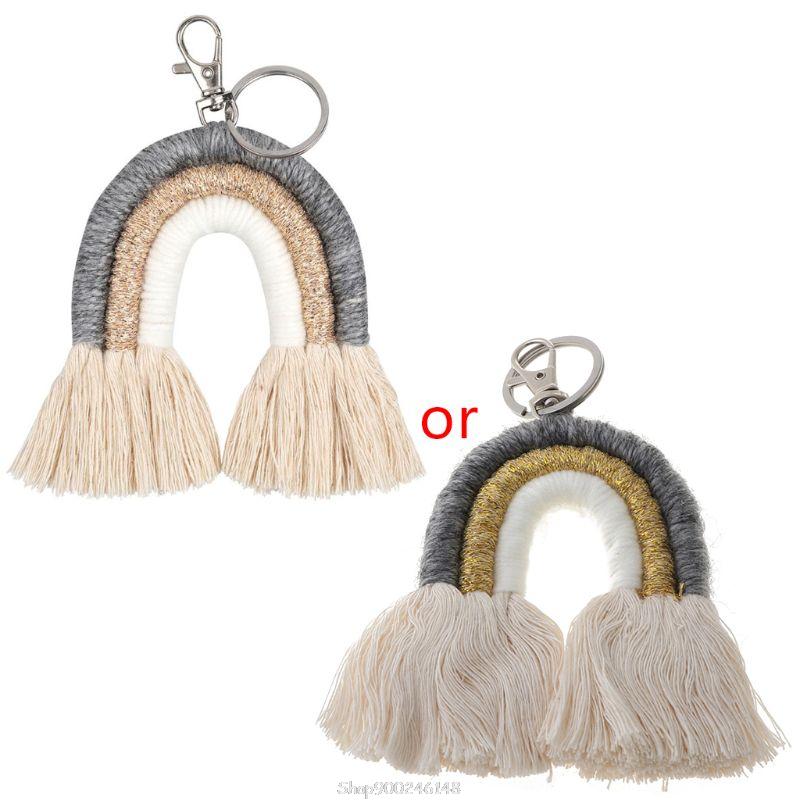 HULIANFU Nordic Cotton Rope Wooden Bead Garland with Tassel Wall Hanging Nursery Props Ornament Kids Baby Room Decor S24 20 Dropship - Deanwangkt
