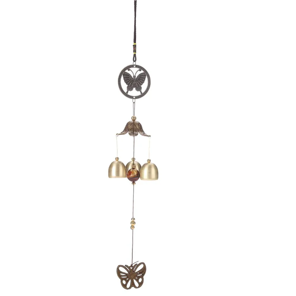 HULIANFU Outdoor Living Wind Chimes Yard Garden Tubes Bells Copper Antique Windchime Wall Hanging Home Decor Decoration wind chimes - Deanwangkt