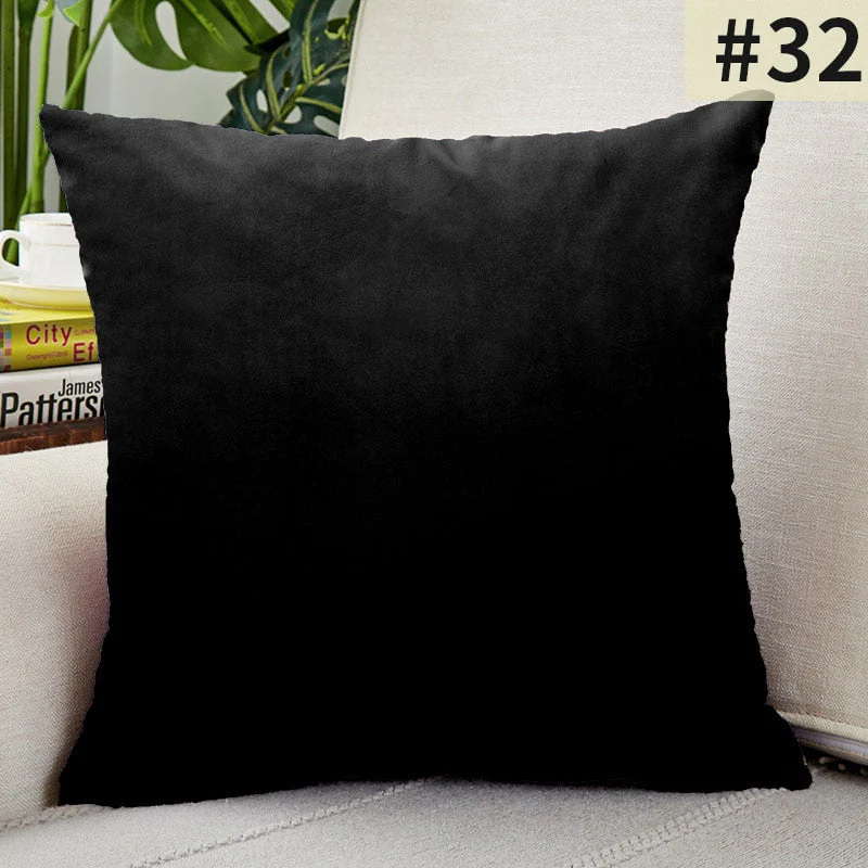 HULIANFU Super Soft Cushion Cover Velvet Pillow Cover For Sofa Living Room Housse De Coussin 30x50cm Decorative Pillows Nordic Decoration - Deanwangkt