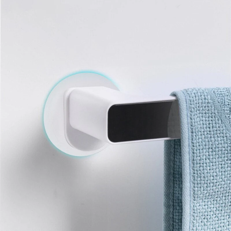 HULIANFU Single Towel Bars Wall Mounted Bathroom Towel Hanger No Drilling Holder Self-adhesive Towel Rack Bathroom Kitchen Accessories - Deanwangkt