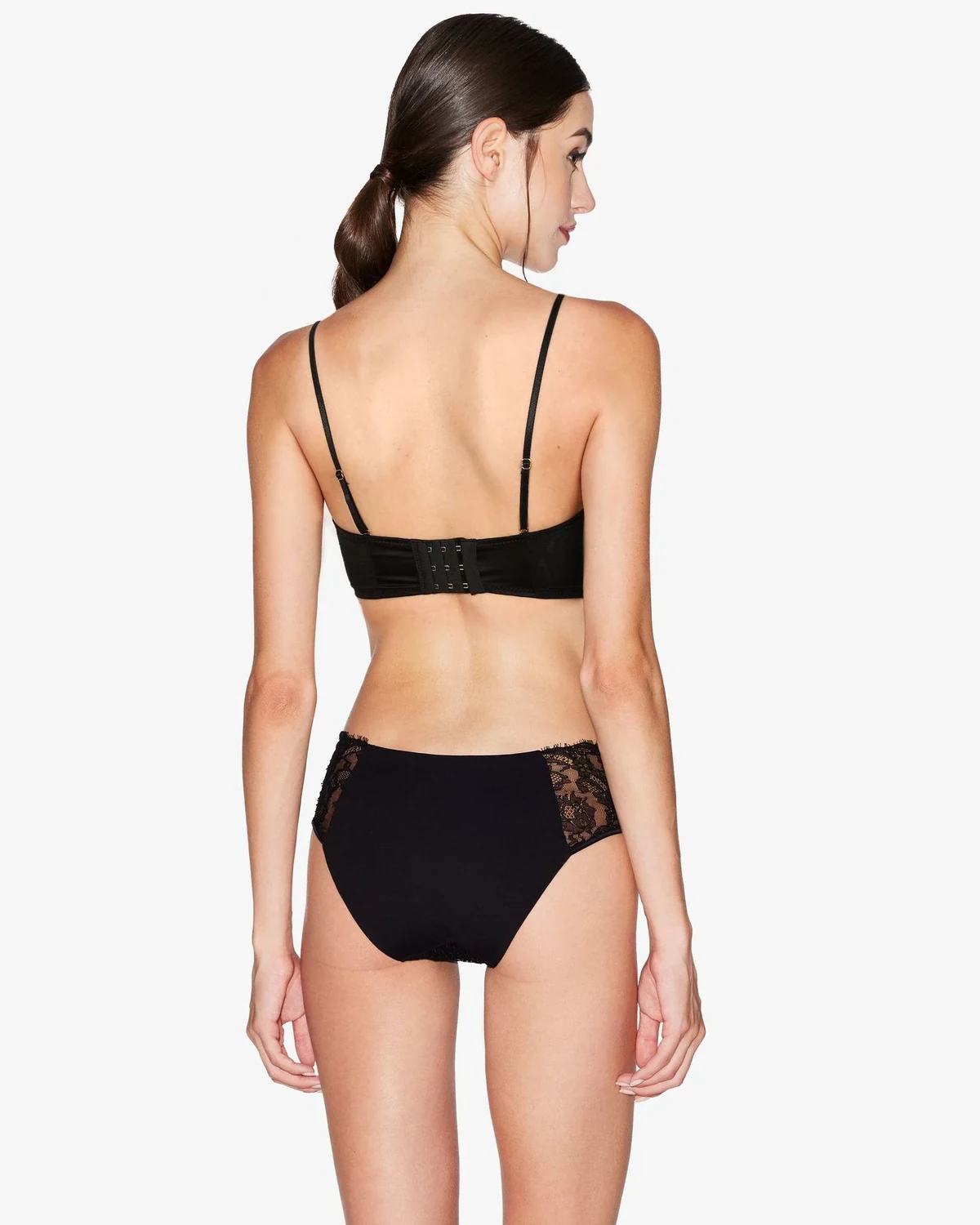 luxury 16 momme silk mulberry silk blend wireless bra, sexy French retro fixed-cup underwear