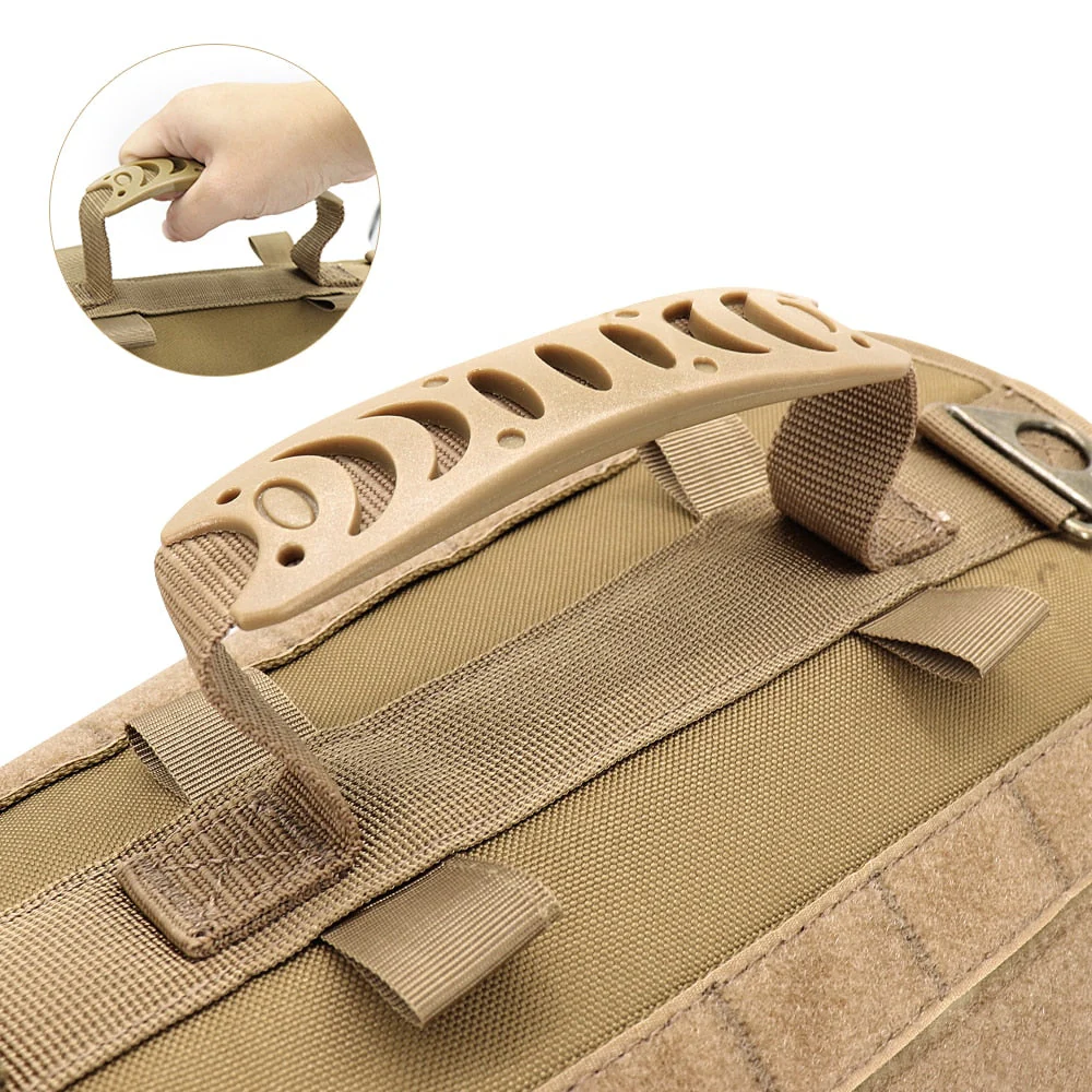 HULIANFU Tactical Dog Harness Pet Military Training Dog Vest German Shepherd Dog Harness Molle Vest For Medium Large Dogs - Deanwangkt