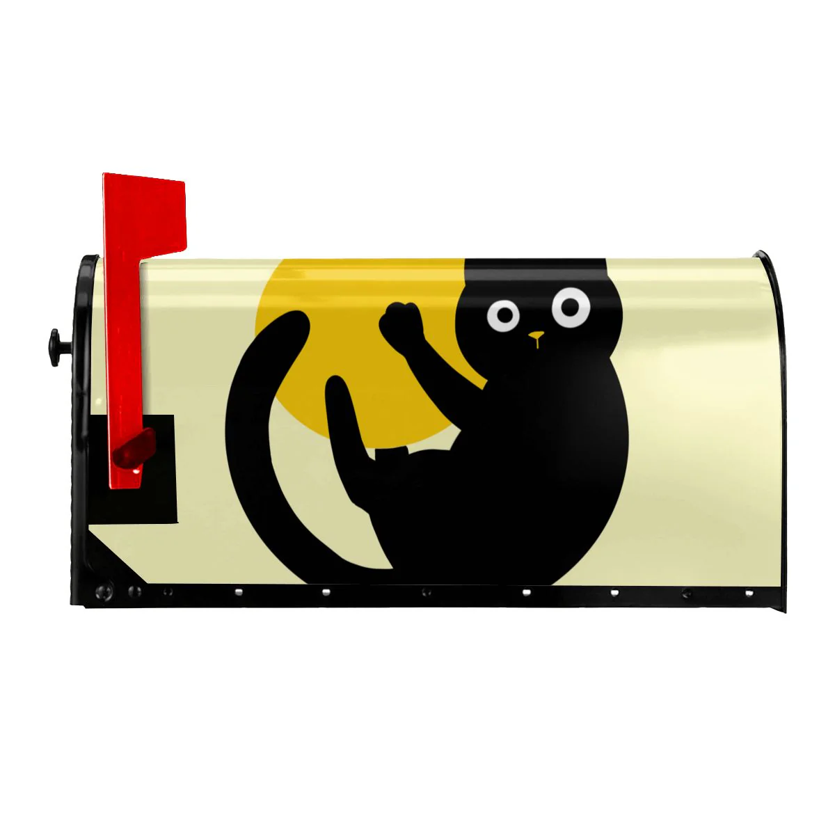 HULIANFU Rainbow Lucky Cute Cat Chinese Panda Magnetic Waterproof Sunscreen American Standard&Large Size Mailbox Protective Covers - Deanwangkt