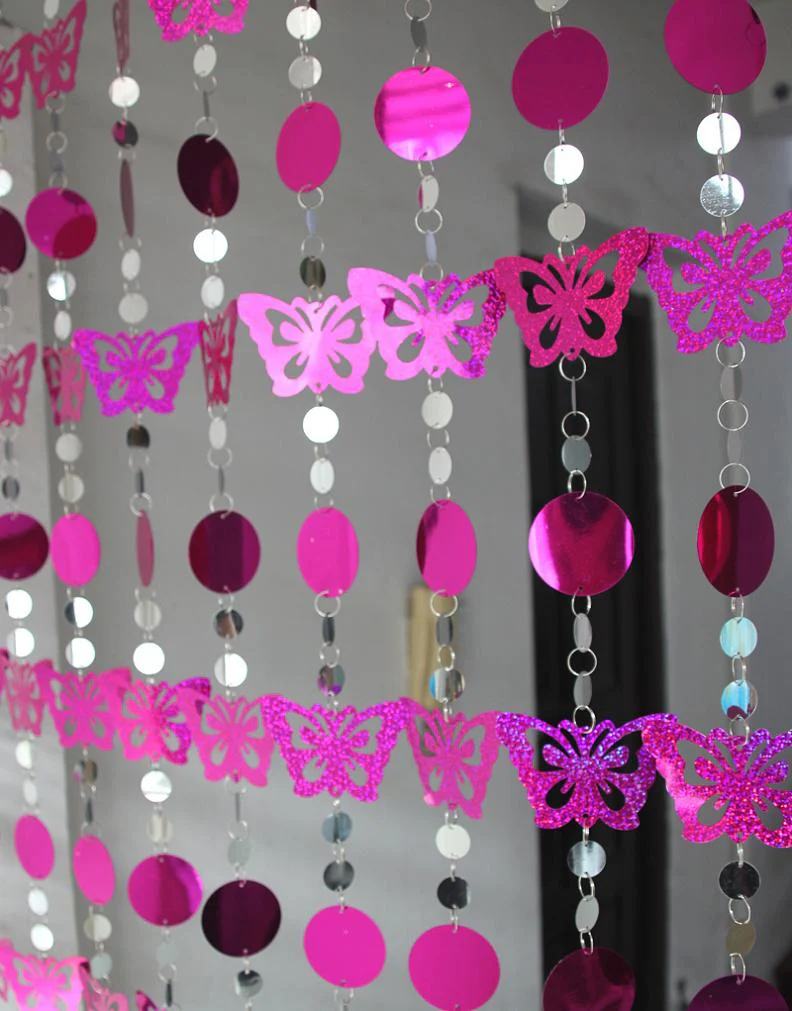 HULIANFU PVC sequins Curtains  Household items partitions Plastic curtain Home supplies Festive wedding decoration - Deanwangkt