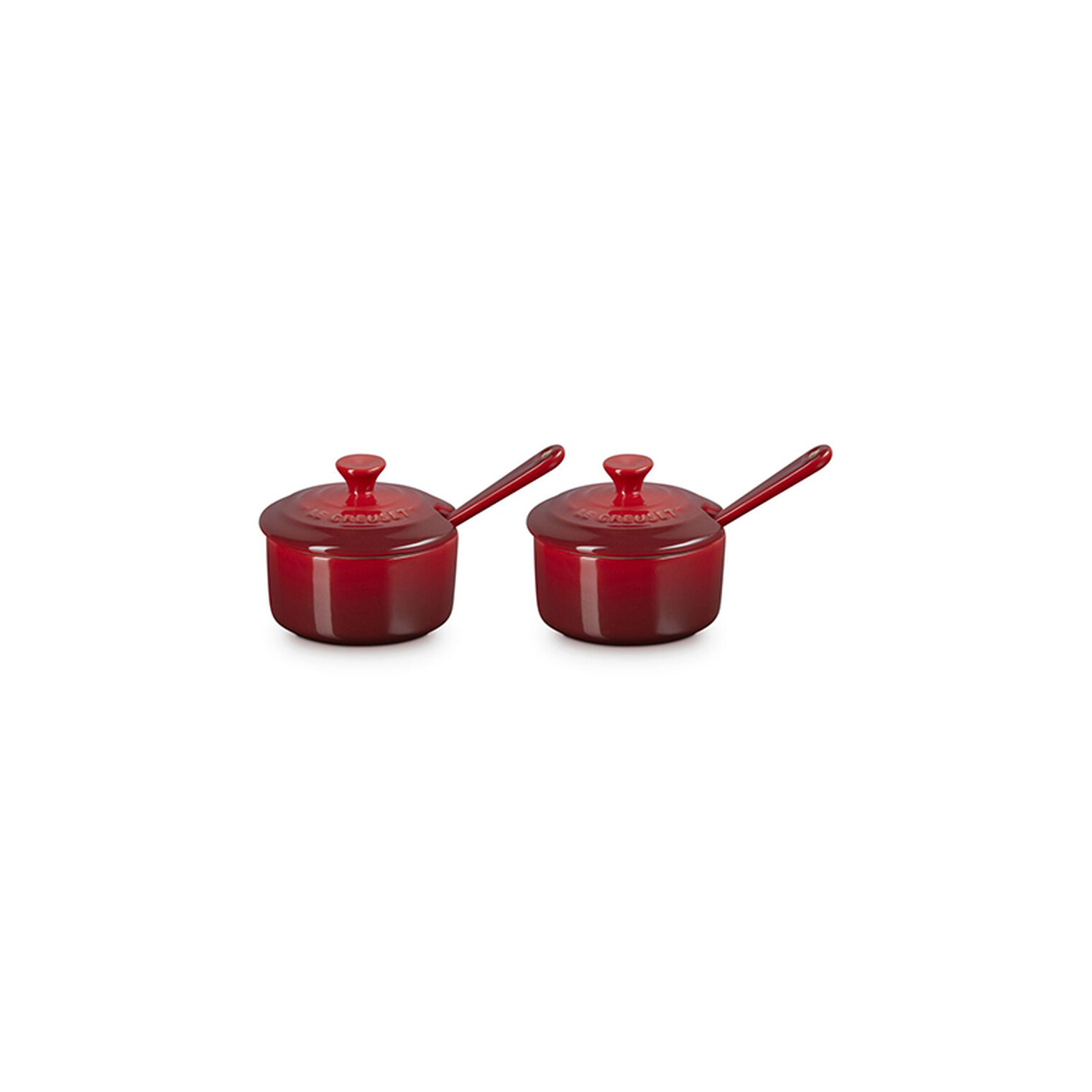 Condiment Pot with Spoon, Set of 2
