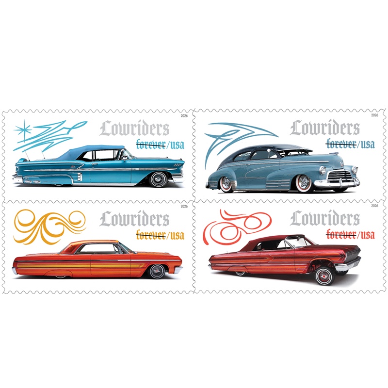 Lowrider 2026, (Sheet of 15) - TWENTYSTAMPS