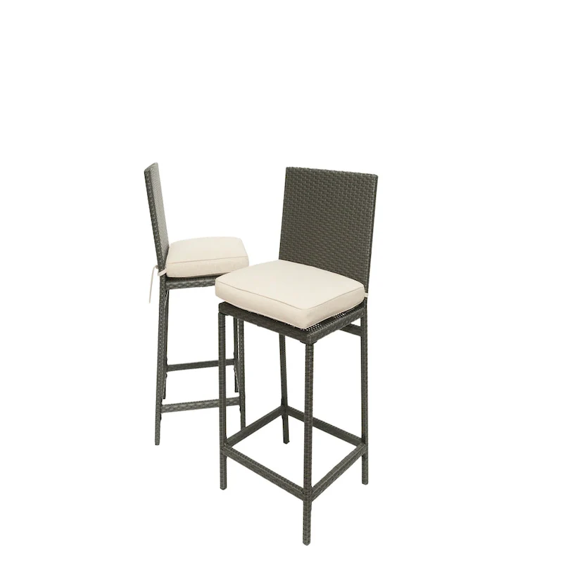 Kenwick Counter Stool with Back and Cushion, Set of 2