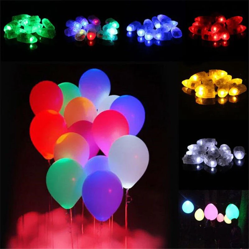 HULIANFU RGB Changeble Flashing LED Balloons Light For Paper Lanterns  Home Wedding Party Floral Decoration Lamp Mini Battery Operated - Deanwangkt