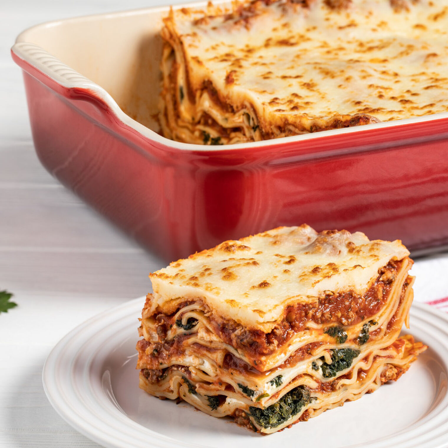 Heritage Deep Rectangular Lasagna Dish