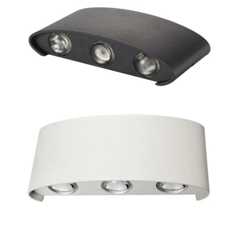 HULIANFU Led Wall Lamp Aluminum Outdoor IP65 Waterproof Up Down Wall Light For Home Stair Bedroom Bedside Bathroom Corridor Lighting - Deanwangkt